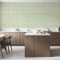 Mixed Forest Circles Mural Wallpaper - room preview 02