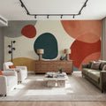 Shapes & Forms Mural Wallpaper - room preview 02