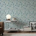 Negative Leaf, Sky Mural Wallpaper - room preview 02
