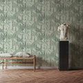 Palmera Luxe, French Green Mural Wallpaper - room preview 02