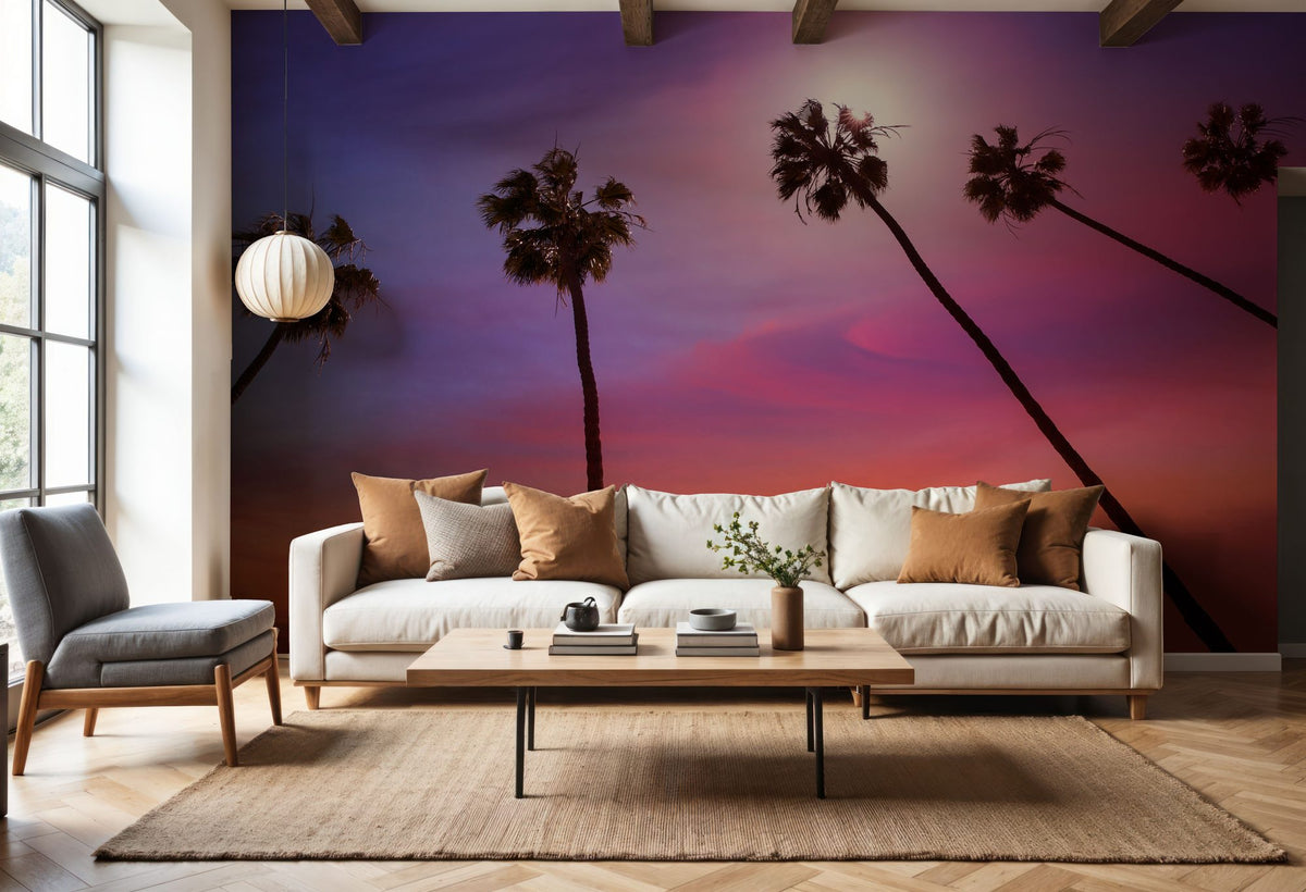 Thousand Palms Mural Wallpaper - room preview 02