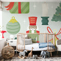 Home For the Holidays V Mural Wallpaper - room preview 02