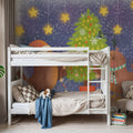 Crafty Birds Mural Wallpaper - room preview 02