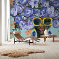 Sunning in Florals II Mural Wallpaper - room preview 02