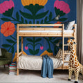 Modern Botanical III Mural Wallpaper - room preview 02