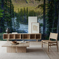 Sunwapta Falls Mural Wallpaper - room preview 02