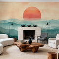 Mythical Mountains Mural Wallpaper - room preview 02