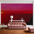 Crimson Horizon Mural Wallpaper - room preview 02
