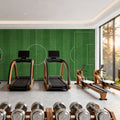 Stripe Pitch Mural Wallpaper - room preview 02