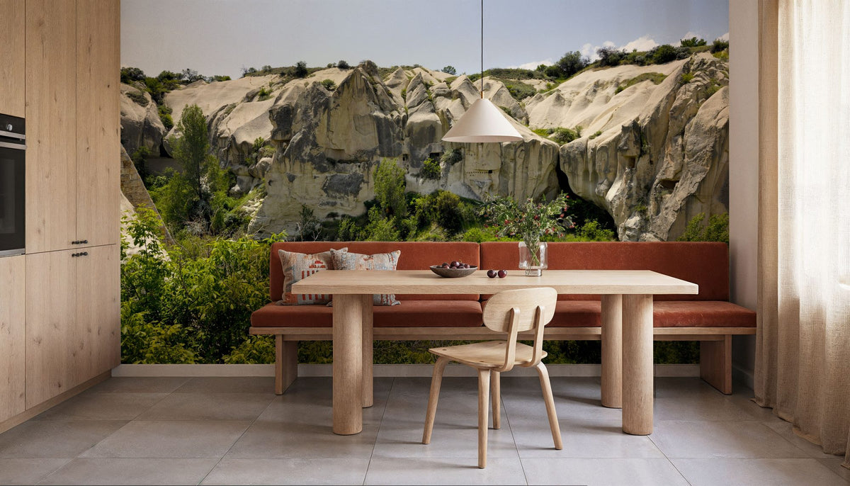 Desert Monuments Mural Wallpaper - Neutral Tone - room preview 02