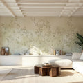 Watercolor Botanicals Mural Wallpaper - room preview 02