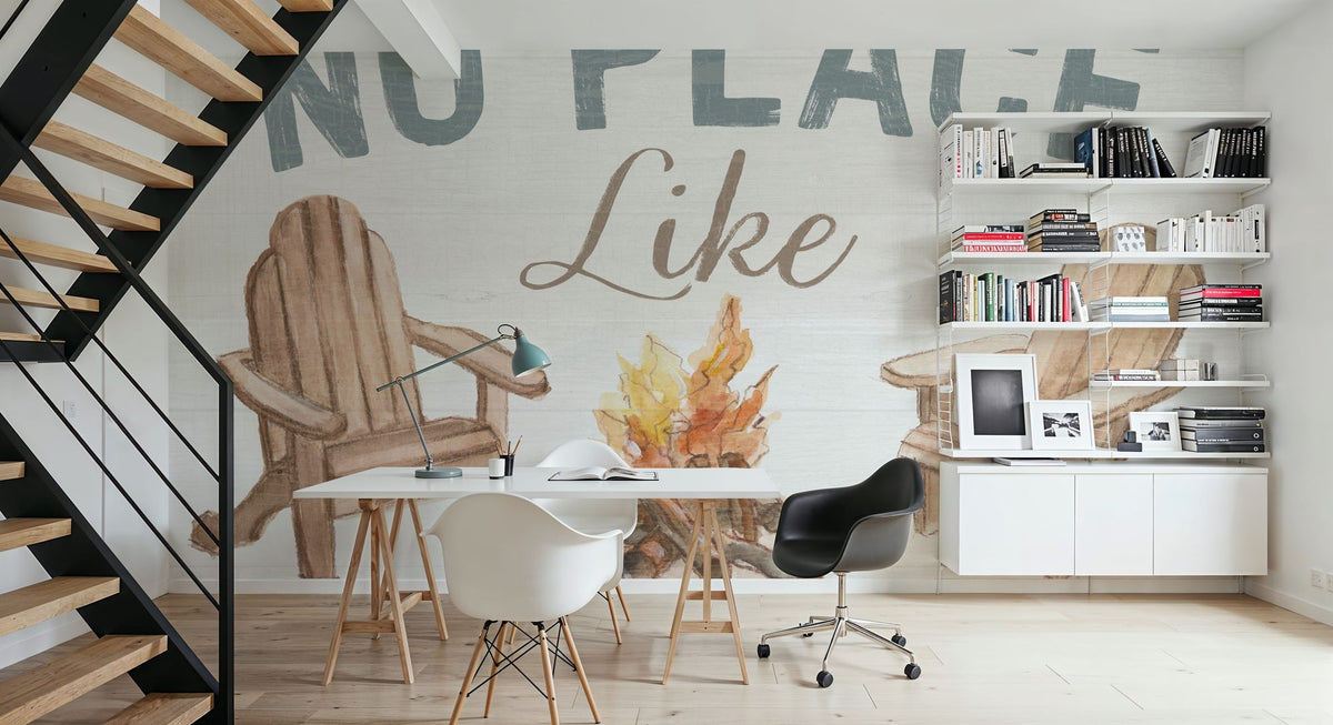 Lake Retreat VIII Mural Wallpaper - room preview 02