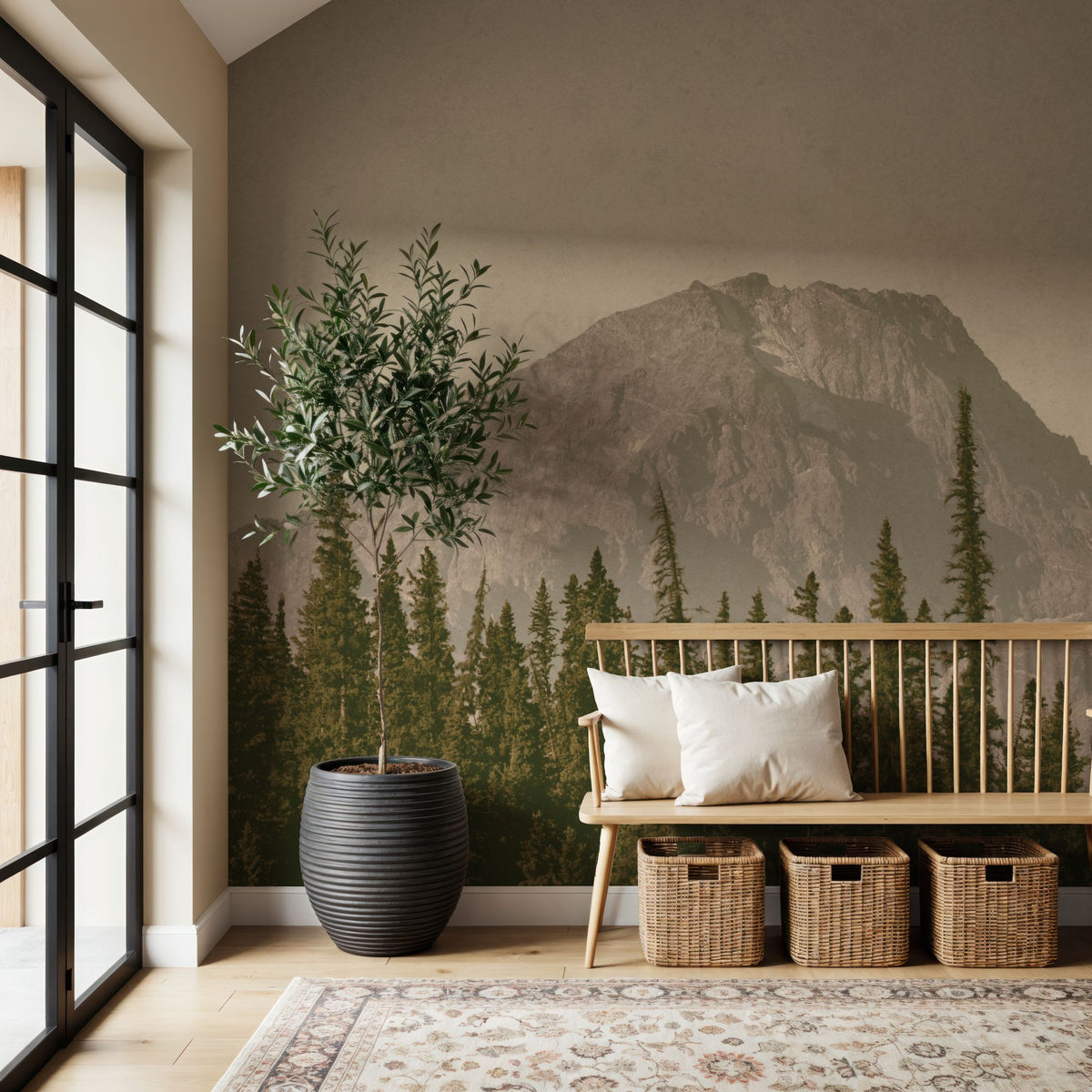 Mountainous IV Mural Wallpaper - room preview 02