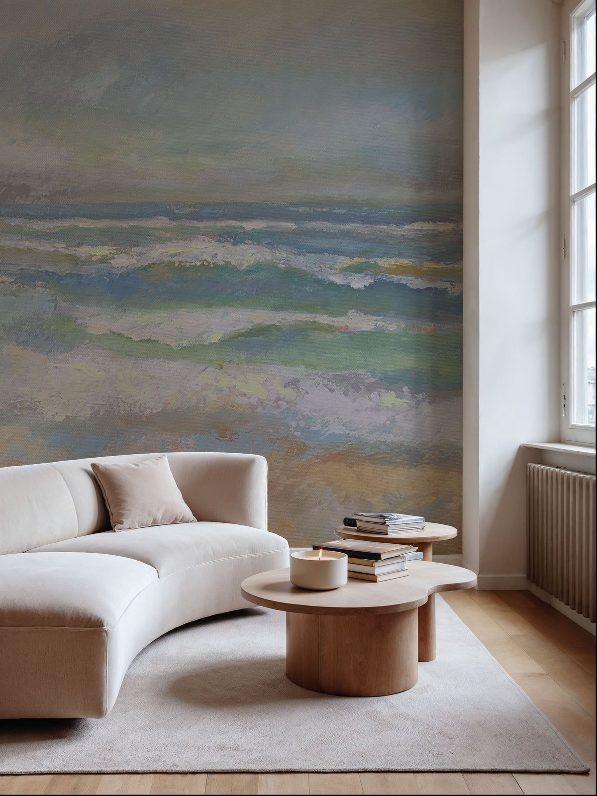 Morning Surf Mural Wallpaper - room preview 02