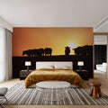 Hillside Cattle Sunset Mural Wallpaper - room preview 02