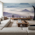 Soft Mountains Mural Wallpaper - room preview 02
