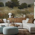 Calm Meadow Mural Wallpaper - room preview 02