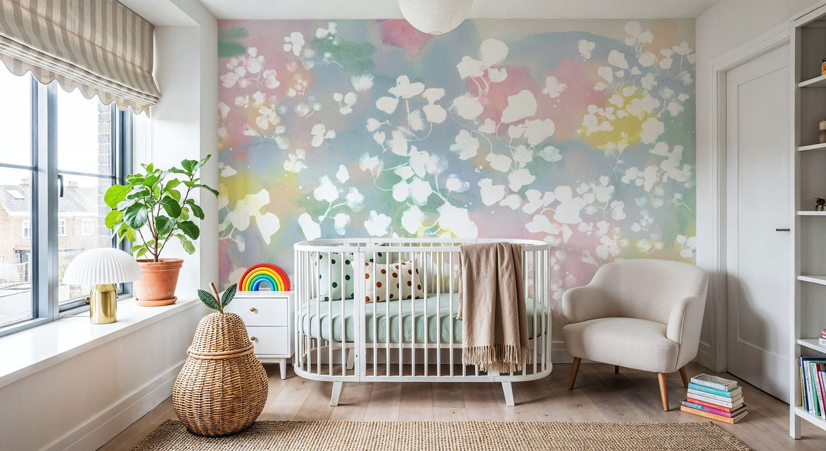 Enigma Leaves Mural Wallpaper - room preview 02