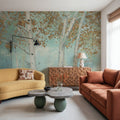 Bright Forest Mural Wallpaper - room preview 02