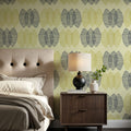 Jump Leaves Mural Wallpaper - room preview 02
