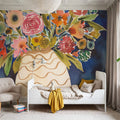 Surprise Florals II Mural Wallpaper - room preview 02