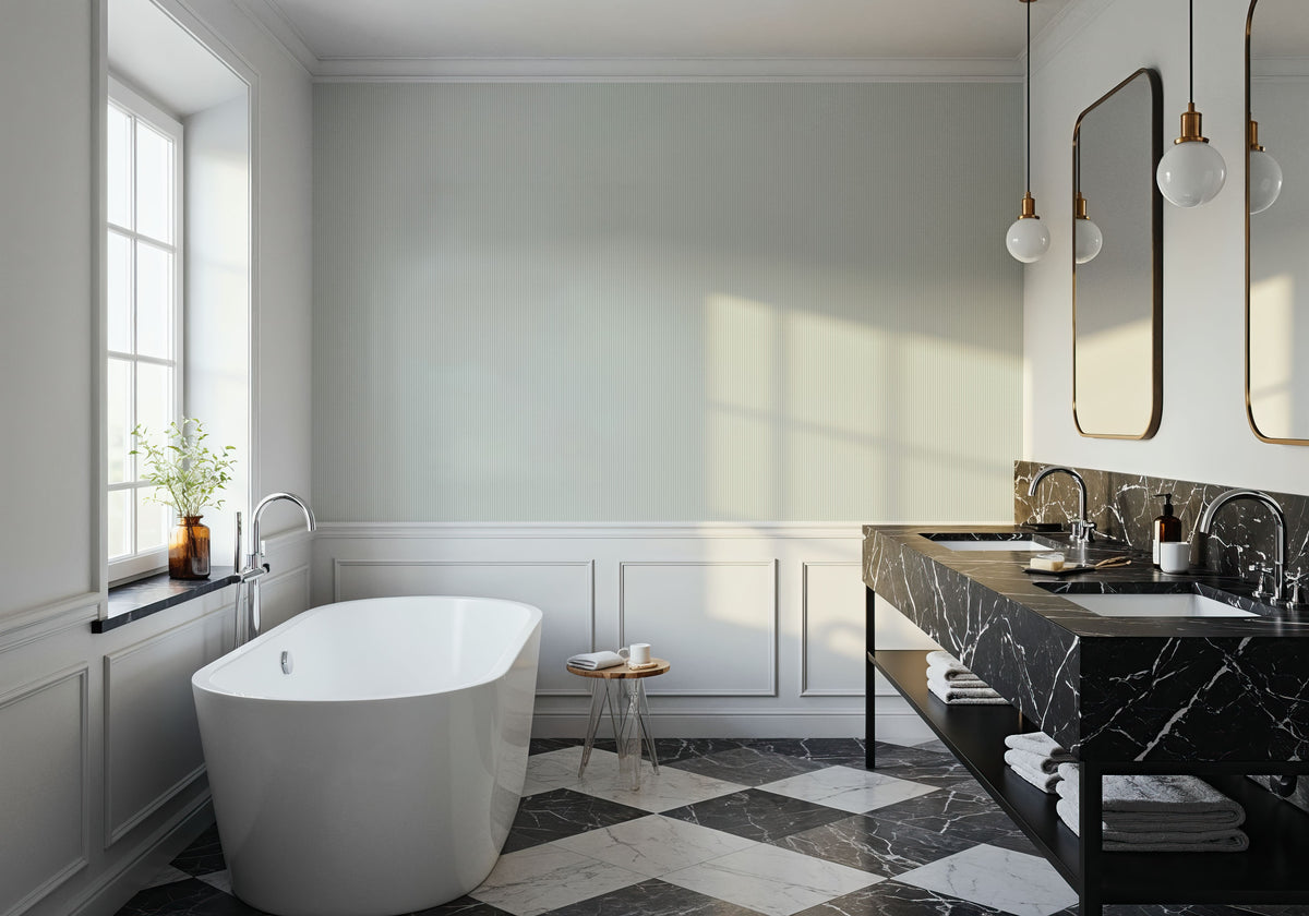 Erie Petite, Stone Mural Wallpaper - room preview 02