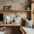 Cherry Tree Birds, Blush Pink Mural Wallpaper - room preview 02
