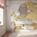 Europe Map Detailed - Rossie Mural Wallpaper - room preview 02