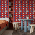Seafood Shanty Red II Mural Wallpaper - room preview 02