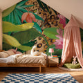 Hidden Behind the Leaves Mural Wallpaper - room preview 02