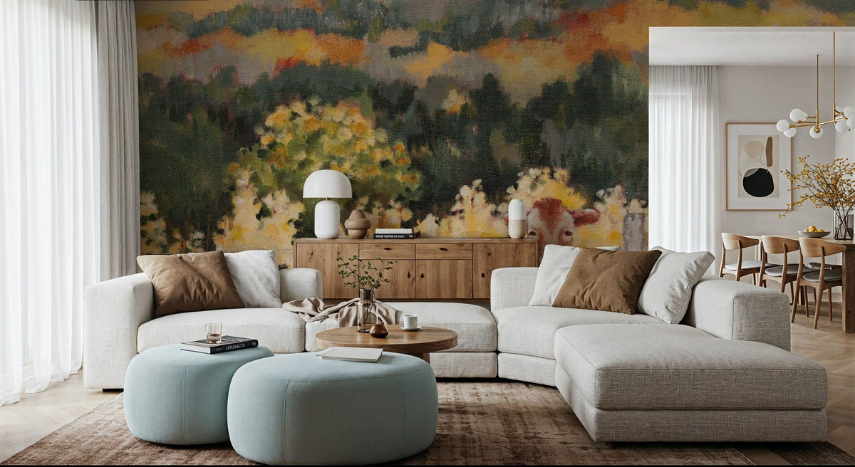 Fall on the Farm Mural Wallpaper - room preview 02