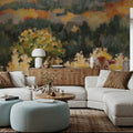 Fall on the Farm Mural Wallpaper - room preview 02