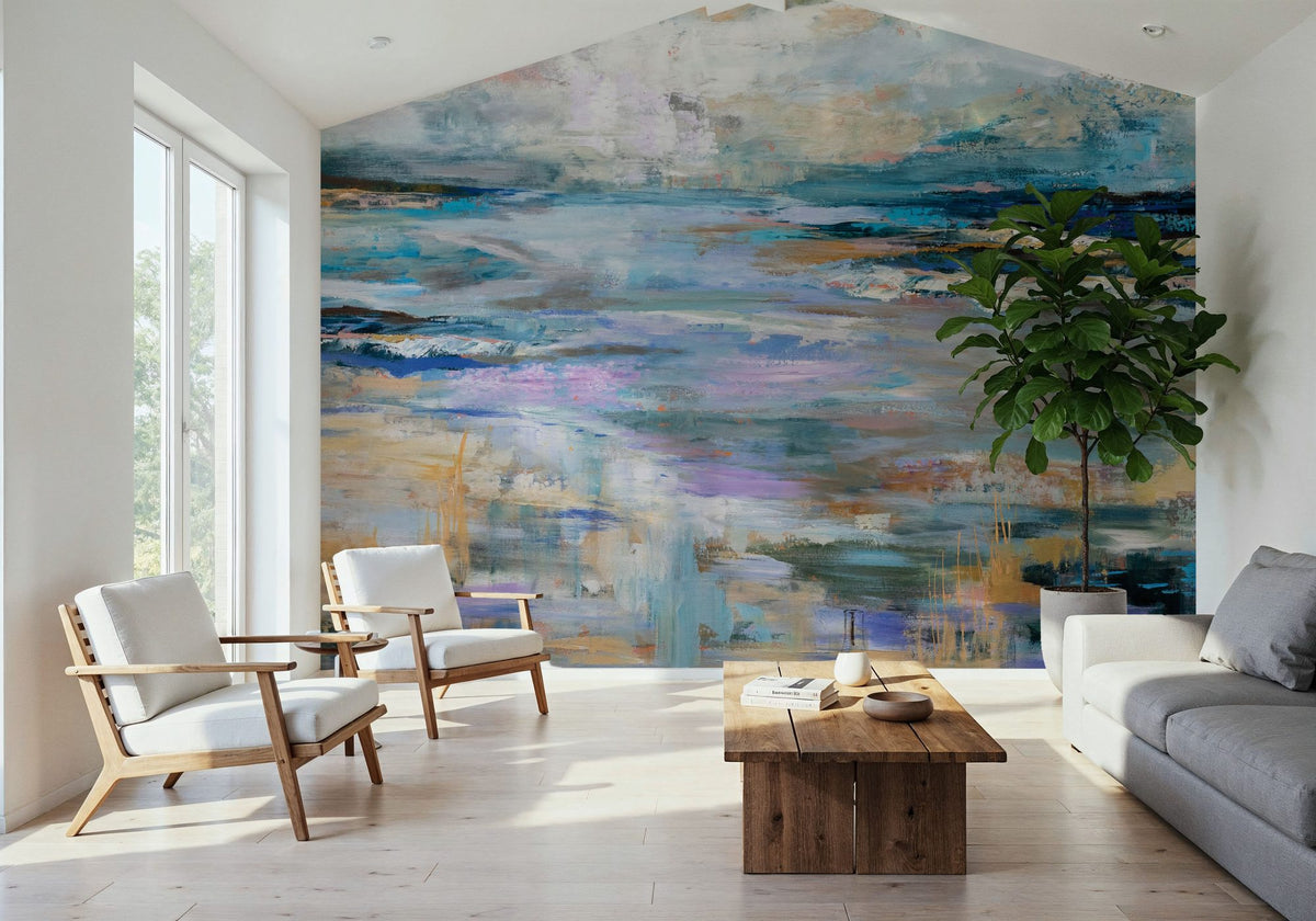 Coastal View Mural Wallpaper - room preview 02