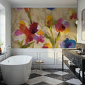 Bold Bright Flowers II Mural Wallpaper - room preview 02