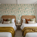 Harvest Sprig White Mural Wallpaper - room preview 02
