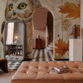 Owl Lodge II Mural Wallpaper - room preview 02