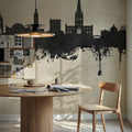 Norwich England Skyline Concrete Mural Wallpaper - room preview 02