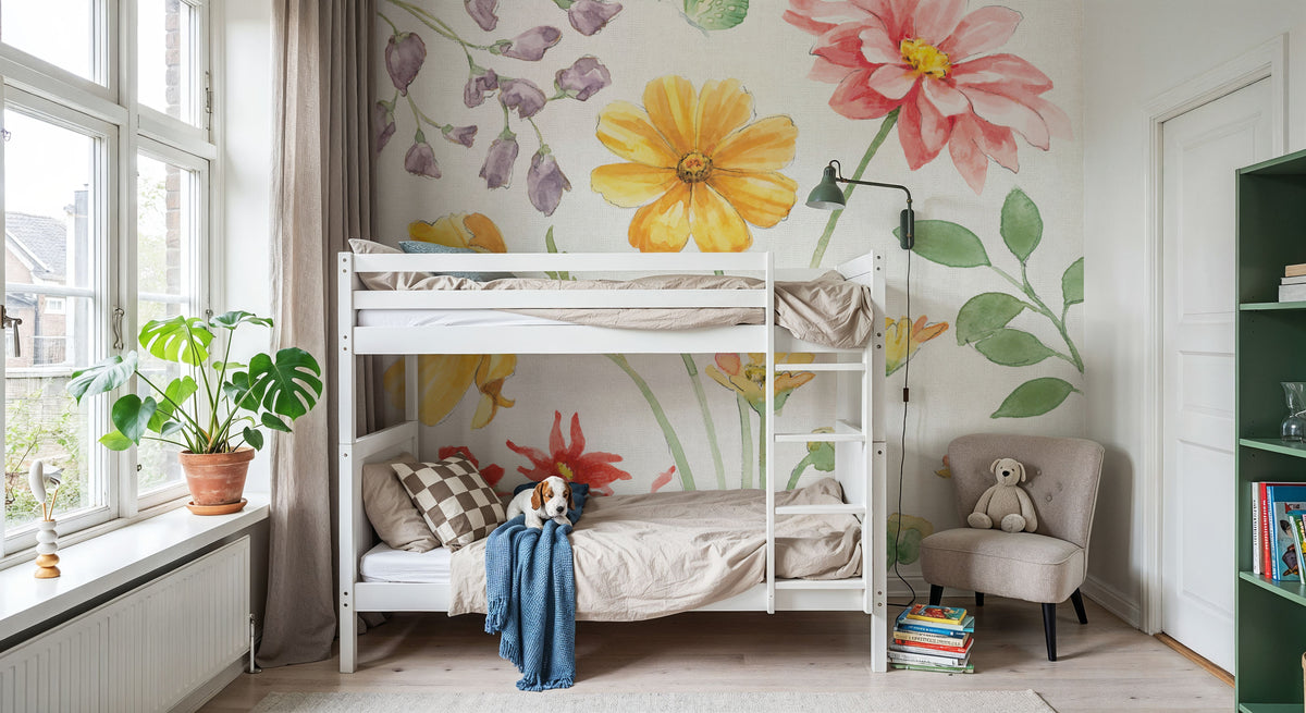 Soft Meadow II Mural Wallpaper - room preview 02