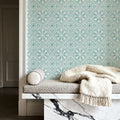 Ocean Dreams Turqouise Mural Wallpaper - room preview 02