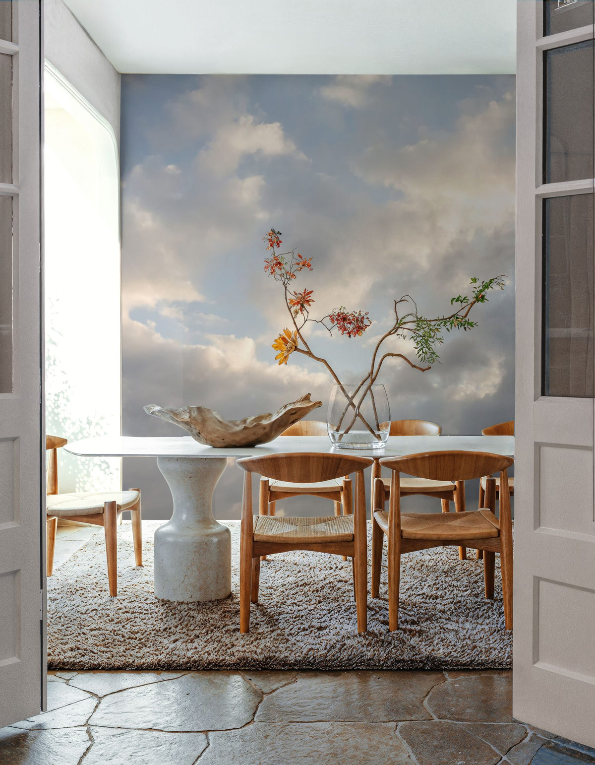 Cloudy Sky Mural Wallpaper - room preview 02