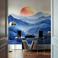 Summit Sunset Mural Wallpaper - room preview 02