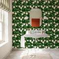 Cream Tulips Mural Wallpaper - room preview 02