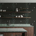Foliage & Butterflies - Slate Mural Wallpaper - room preview 02