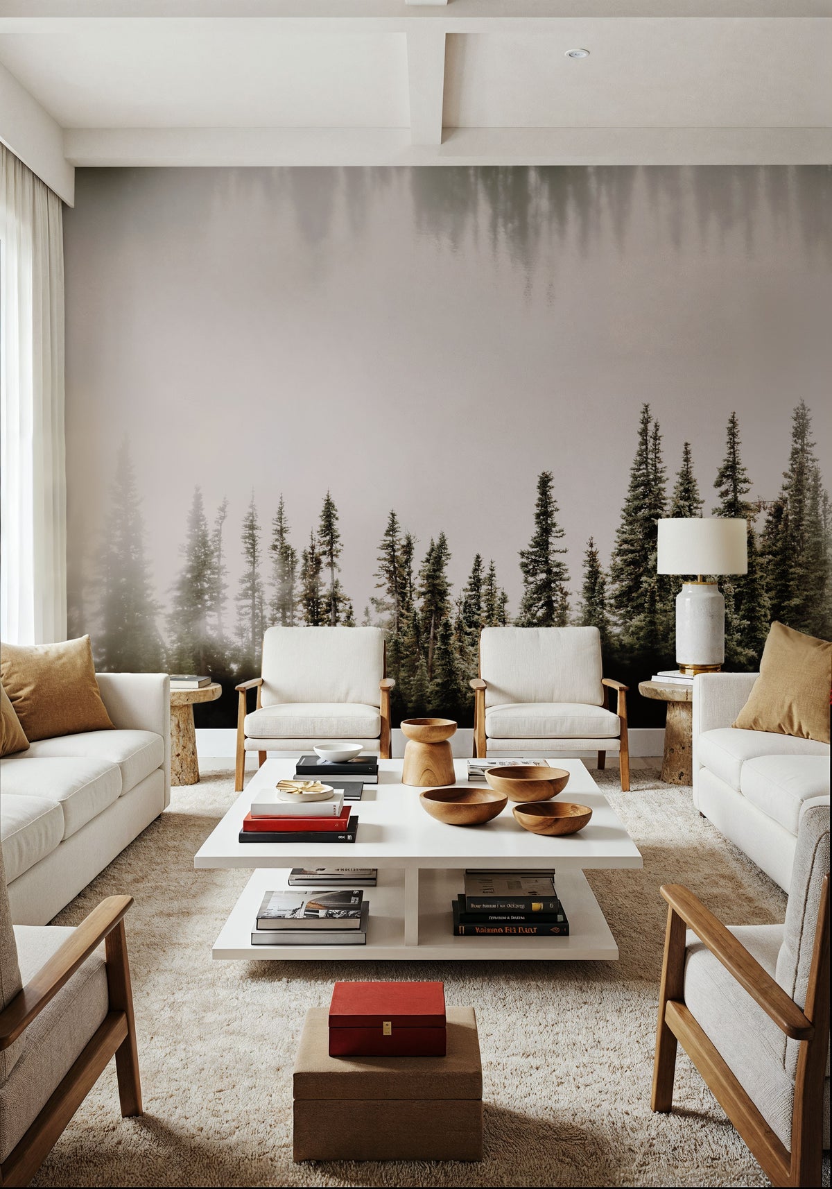 Waterwood Mural Wallpaper - room preview 02