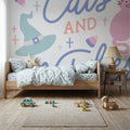Trick or Treat VI Pastel Mural Wallpaper - room preview 02