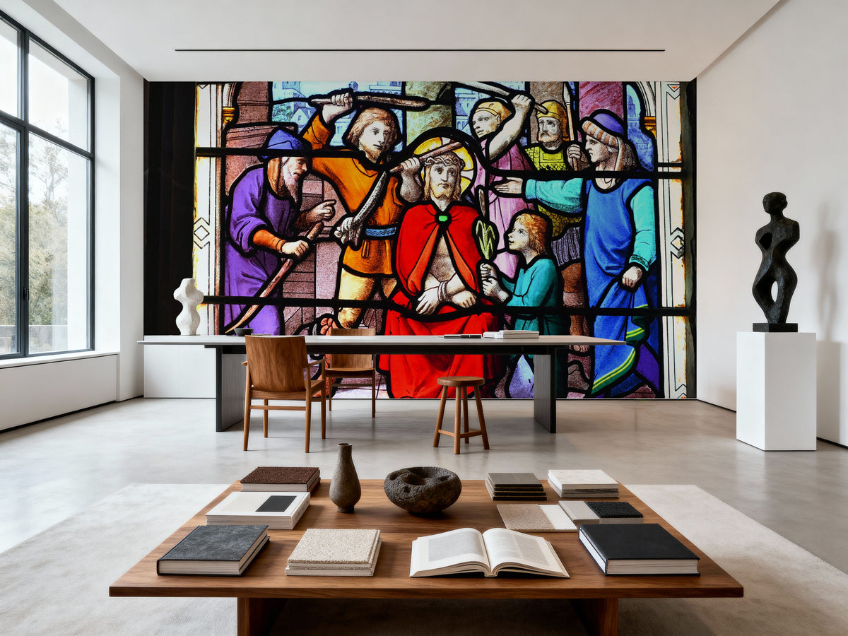 Vitrail Debate Mural Wallpaper - room preview 02