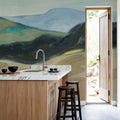 Layered Mountains Mural Wallpaper - room preview 02