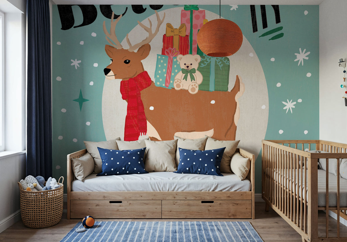 Holiday Patina IV Mural Wallpaper - room preview 02