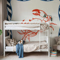 Sea Doodles IV Mural Wallpaper - room preview 02