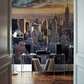 New York City Sunset Mural Wallpaper - room preview 02